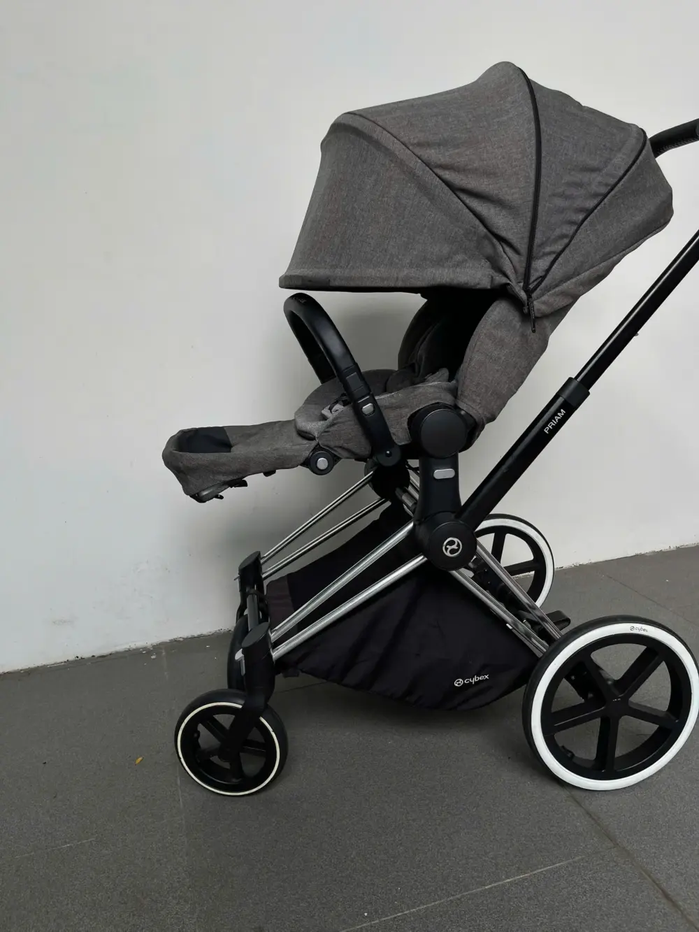 Xe đẩy Cybex priam (màu xám khung silver) 0-4 tuổi tối đa 22kg - Ảnh 8