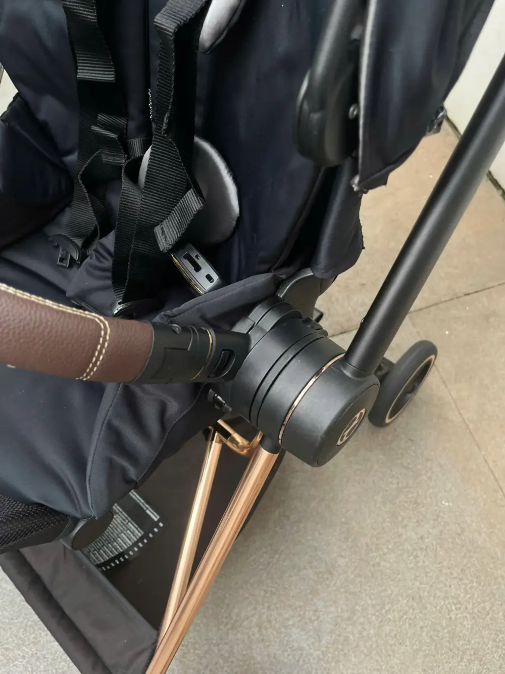 Xe đẩy Cybex mios 2 (đen khung rose gold) 0-4 tuổi tối đa 22kg - Ảnh 16