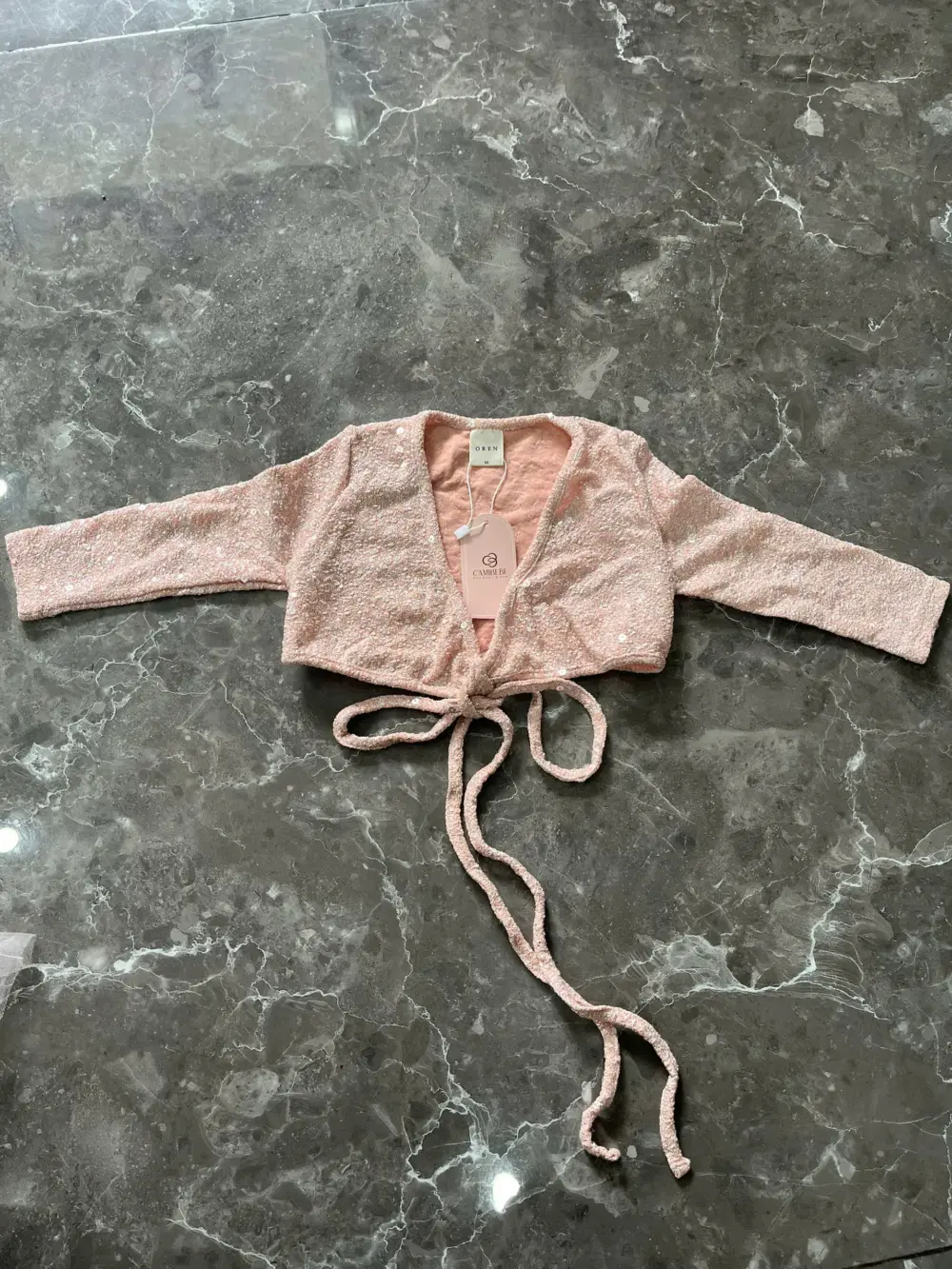 Set đầm bé gái kèm áo khoác dài tay lấp lánh Oren (6 đến 9 tháng) - Ảnh 10