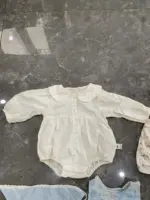 Set bodysuit cho bé gái mix brand và 2 nón đội đầu Bubaby, Mother Care, Lasso Kids (3 đến 6 tháng) - Ảnh 17