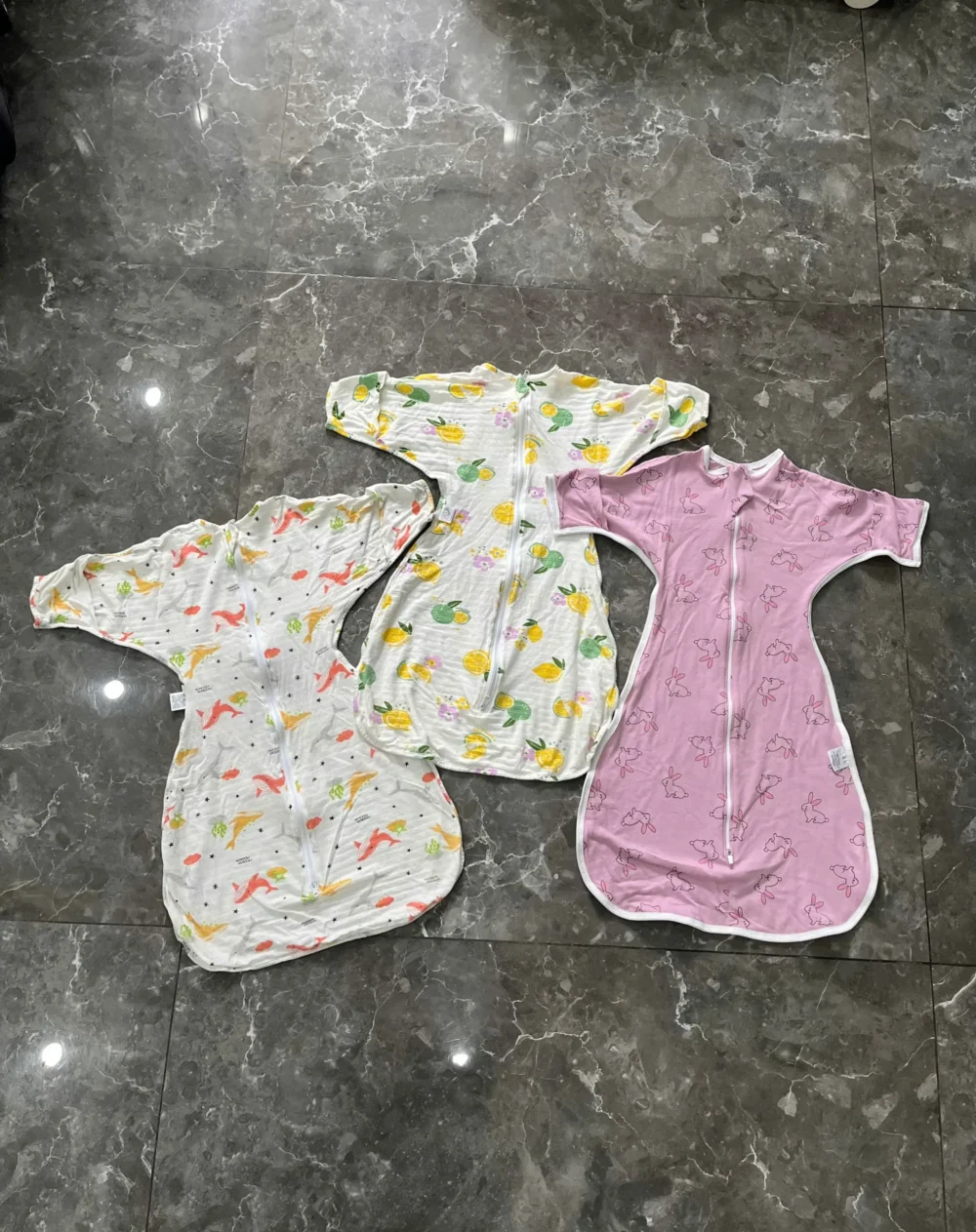 Set 3 túi ngủ Cocoon có hở tay (size 3 đến 12 tháng) - Ảnh 10