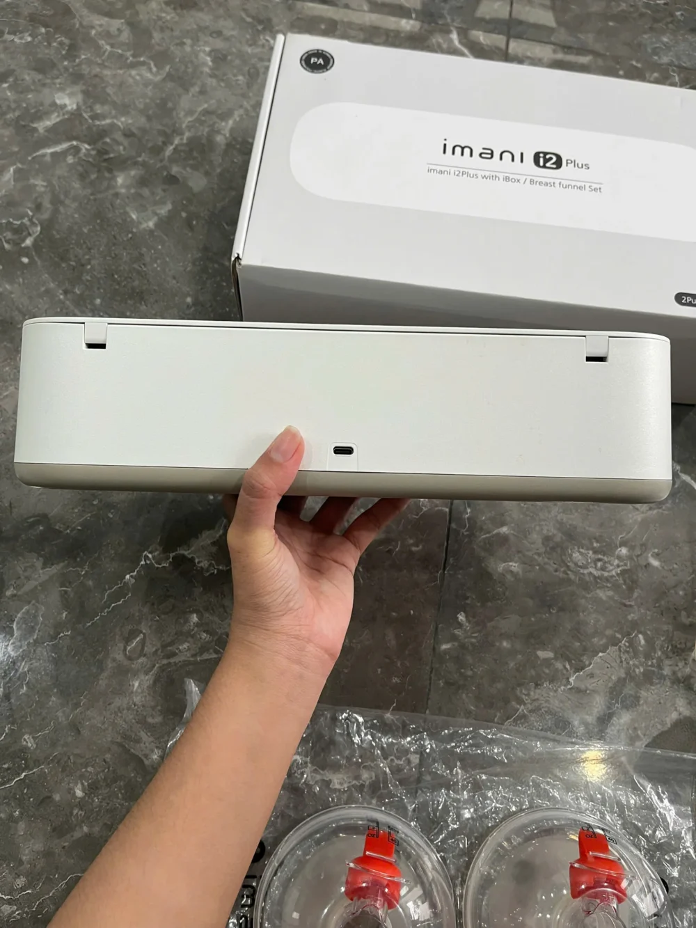 Máy hút sữa Imani Ibox 2in1 ( fullbox, còn bảo hành) tặng kèm túi trữ sữa & đệm hạ size phễu - Ảnh 24