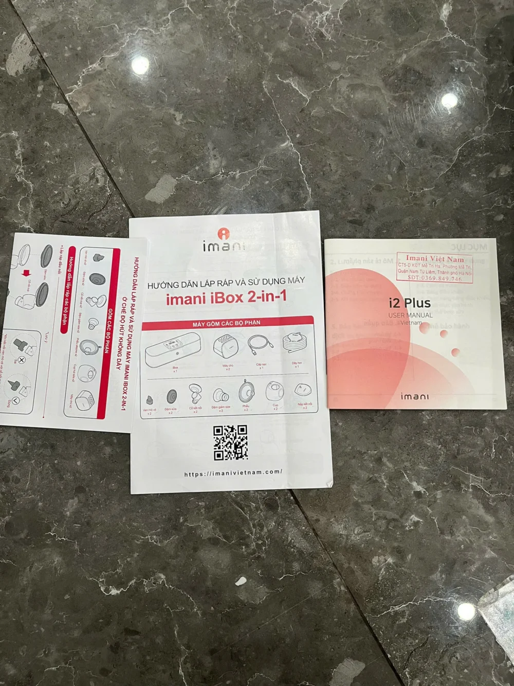 Máy hút sữa Imani Ibox 2in1 ( fullbox, còn bảo hành) tặng kèm túi trữ sữa & đệm hạ size phễu - Ảnh 8