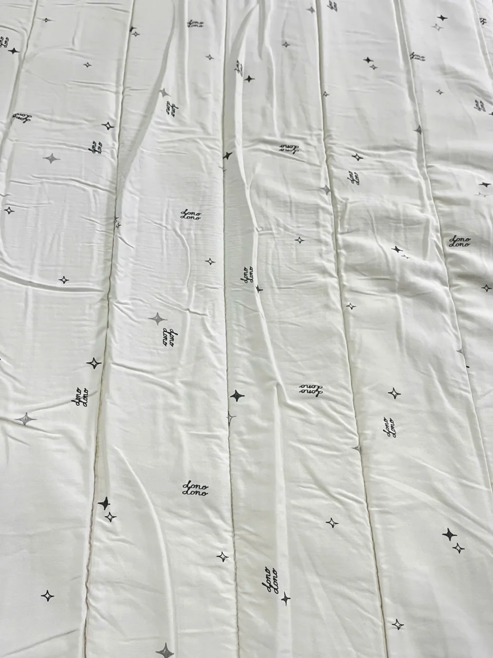 Thảm điều hoà Dono&Dono cotton sợi tre 3 lớp dùng được 4 mùa hoạ tiết STAR, KT 140x200cm - Ảnh 9
