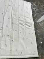 Thảm điều hoà Dono&Dono cotton sợi tre 3 lớp dùng được 4 mùa hoạ tiết STAR, KT 140x200cm - Ảnh 2