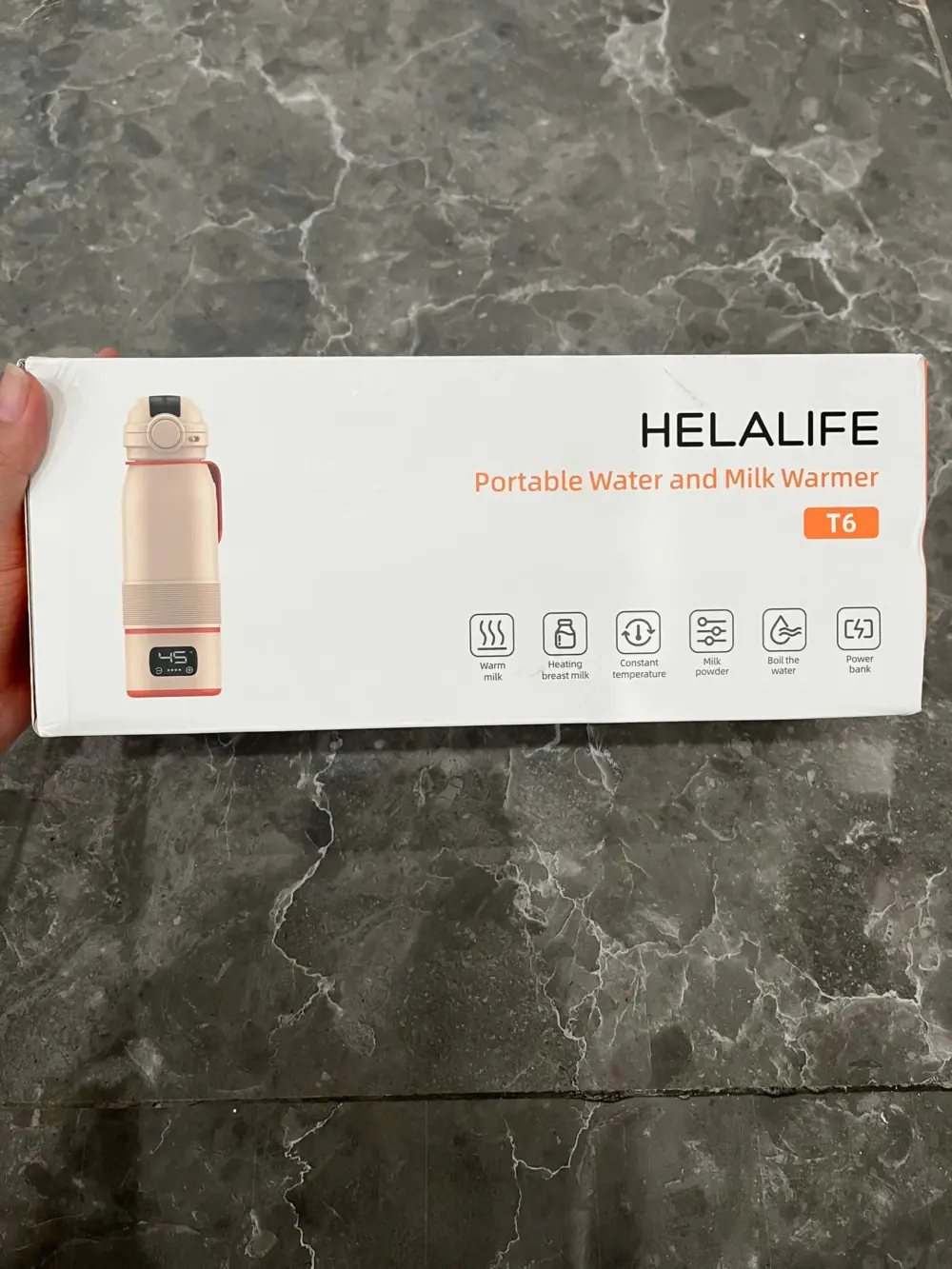Bình hâm sữa & đun nước di dộng HELALIFE T6 pro (còn box & bảo hành) tặng kèm cổ nối bình Tommee Tippee & Moyuum - Ảnh 11