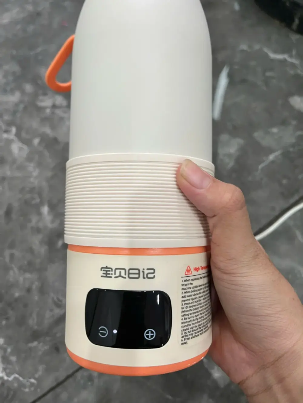 Bình hâm sữa & đun nước di dộng HELALIFE T6 pro (còn box & bảo hành) tặng kèm cổ nối bình Tommee Tippee & Moyuum - Ảnh 9