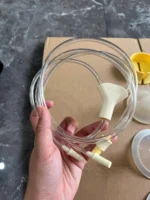Máy hút sữa Medela Sonata tặng kèm cặp phễu silicone Lacteck (no box, còn túi vải của hãng, hết bảo hành) - Ảnh 11