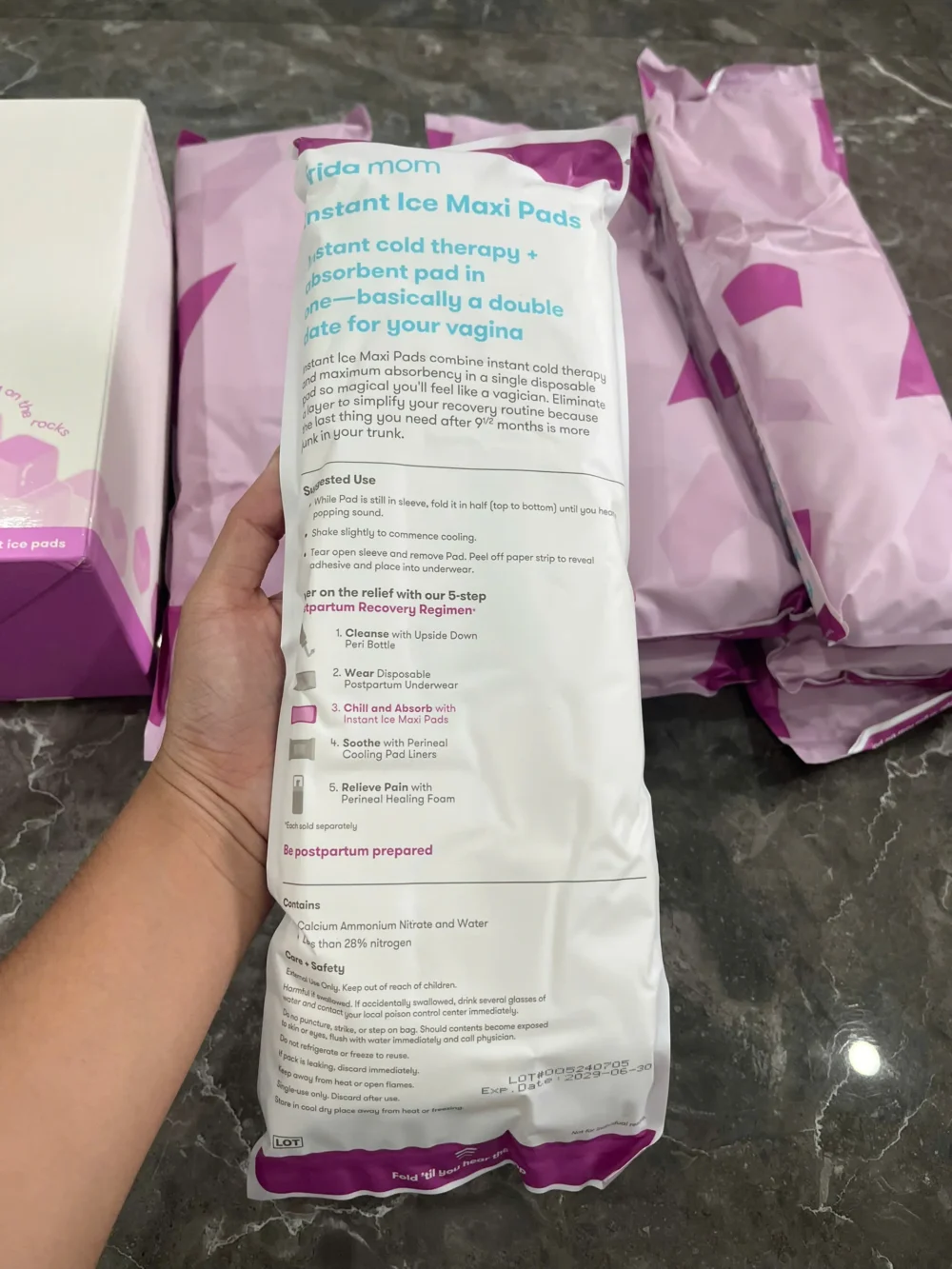 Hộp 8 băng vệ sinh lạnh Frida Mom (fullbox) - Ảnh 6