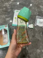 Set 2 bình sữa Betta Cổ Rộng 240ml kèm núm ti, kem trị rạn nứt đầu ti, chọc núm ti của hãng (full box) - Ảnh 20