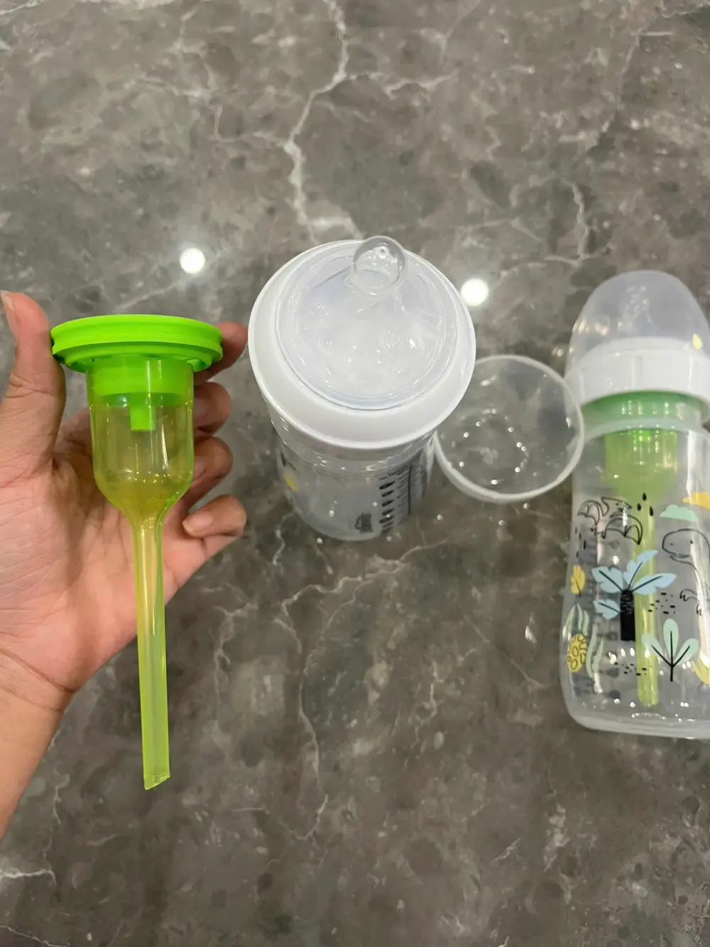 Set 2 bình sữa Dr Browns Option Plus Cổ rộng nhựa PP 270ml - Ảnh 8