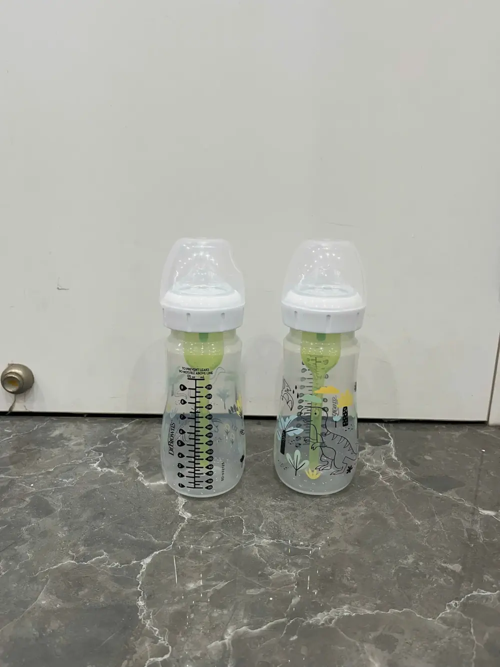 Set 2 bình sữa Dr Browns Option Plus Cổ rộng nhựa PP 270ml - Ảnh 3