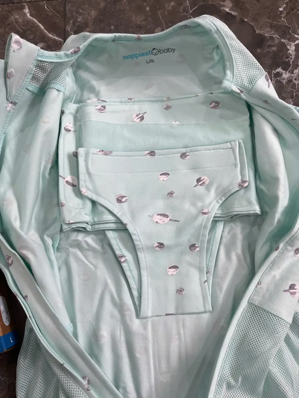 Túi ngủ SNOO 100% hữu cơ Happiest Baby size L ( full box) - Ảnh 8