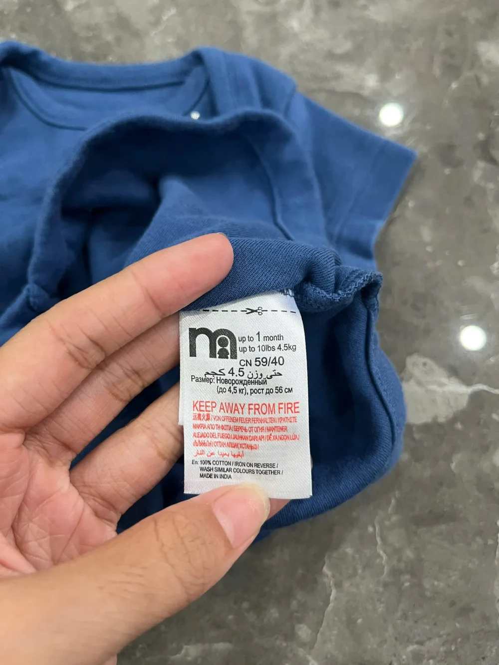 Set 4 bộ bodysuit Mothercare (size newborn) tặng kèm 1 bodysuit đã sử dụng nhẹ - Ảnh 16