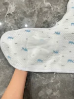 Túi quấn bé Họa tiết Nai Xanh Animo (new born) - Ảnh 2
