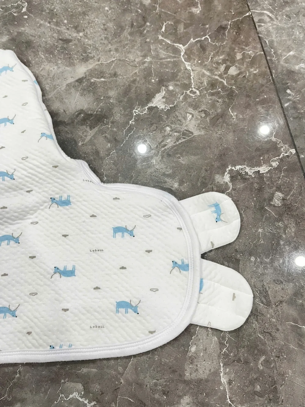 Túi quấn bé Họa tiết Nai Xanh Animo (new born) - Ảnh 7