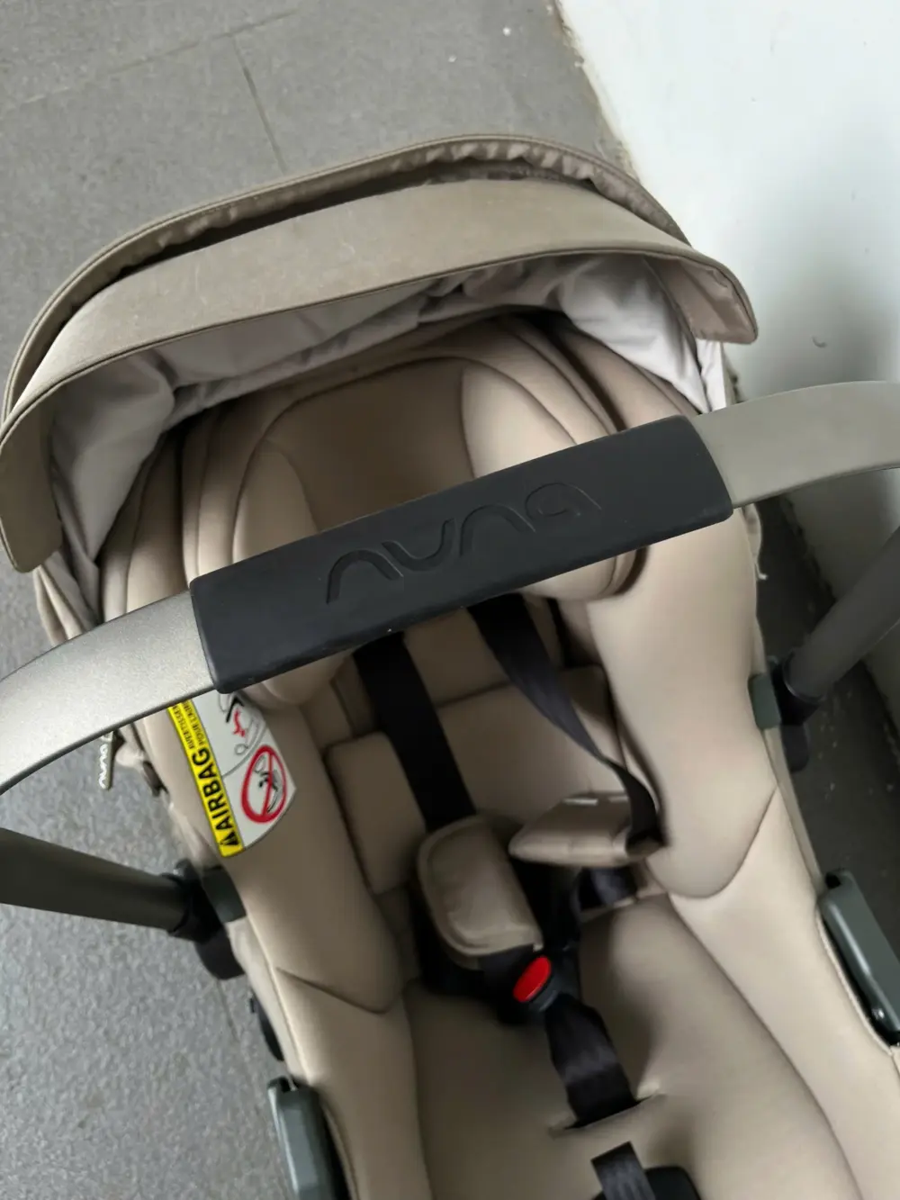 Nôi Nuna pipa icon sơ sinh (infant) kiêm ghế oto cho sinh đến tối đa 13kg (2 tuổi) sẵn kèm khung lắp xe đẩy Nuna triv - Ảnh 17