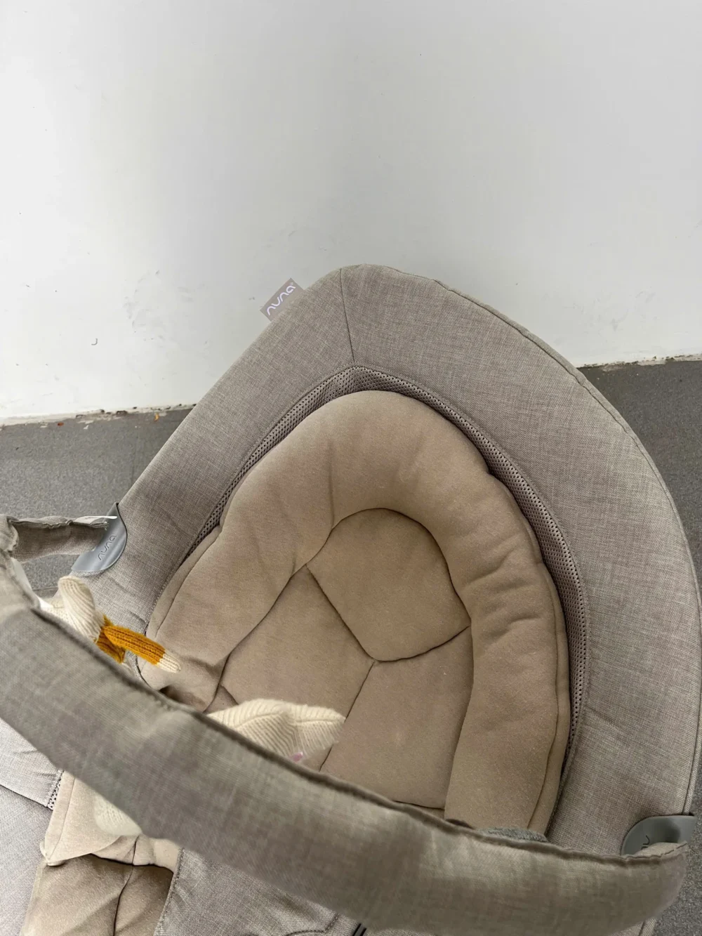 Nôi nuna leaf grow màu biscostti kèm thanh đồ chơi - Ảnh 18