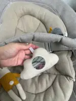 Nôi nuna leaf grow màu biscostti kèm thanh đồ chơi - Ảnh 27