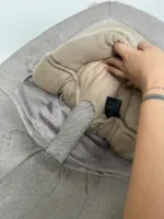 Nôi nuna leaf grow màu biscostti kèm thanh đồ chơi - Ảnh 11