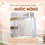 Máy rửa bình sữa, tiệt trùng và sấy khô Moaz BéBé MB064 (new 100% còn bảo hành fullbox) - Ảnh 3