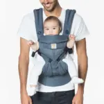 Địu Ergobaby Omni 360 Cool Air Mesh màu Oxford Blue (no box) 0-4 tuổi 3kg2 -> 20kg - Ảnh 17