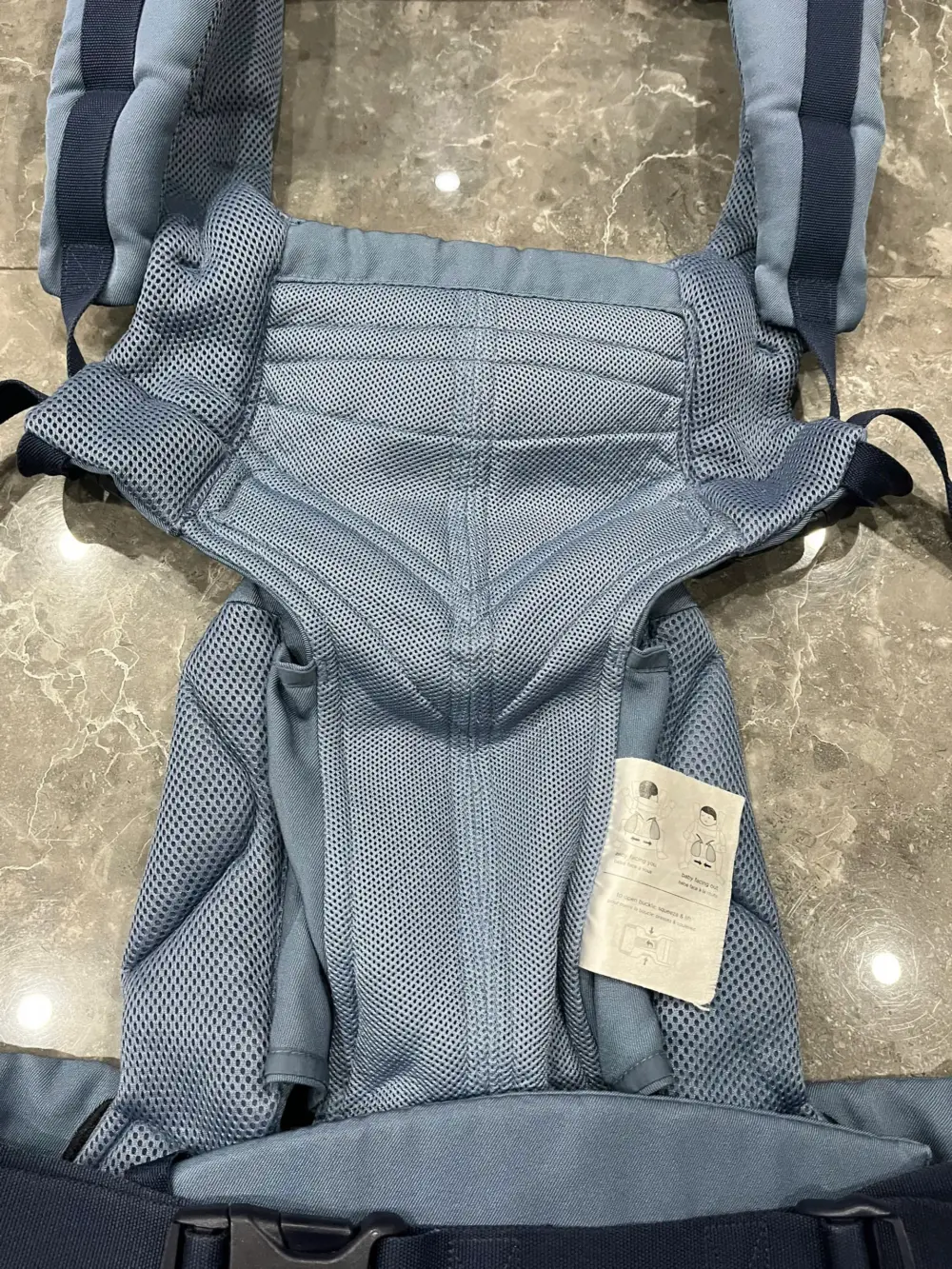 Địu Ergobaby Omni 360 Cool Air Mesh màu Oxford Blue (no box) 0-4 tuổi 3kg2 -> 20kg - Ảnh 3