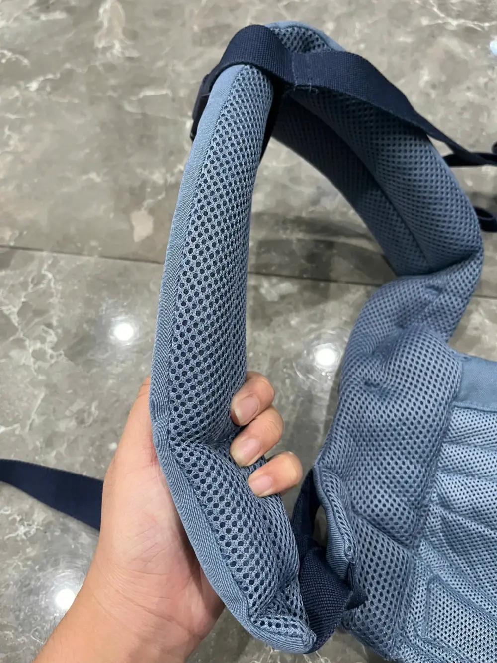 Địu Ergobaby Omni 360 Cool Air Mesh màu Oxford Blue (no box) 0-4 tuổi 3kg2 -> 20kg - Ảnh 4