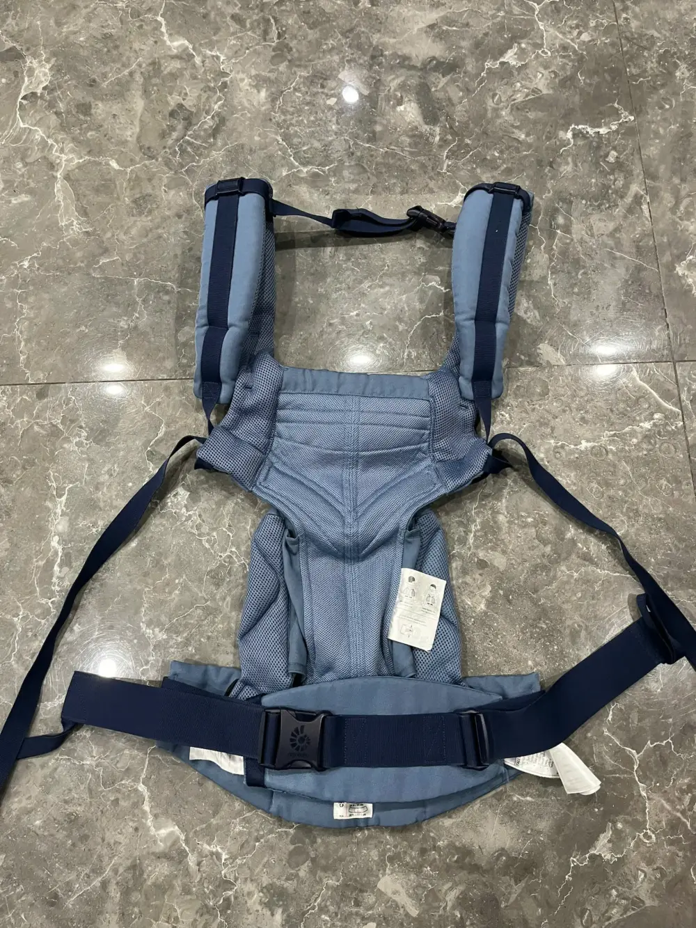 Địu Ergobaby Omni 360 Cool Air Mesh màu Oxford Blue (no box) 0-4 tuổi 3kg2 -> 20kg - Ảnh 6