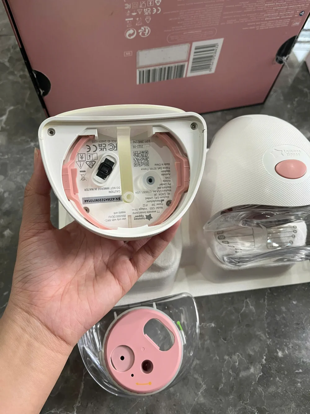 Máy hút sữa không dây Tommee Tippee Made for Me máy đôi (fullbox) - Ảnh 32