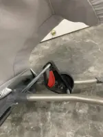 Ghế rung Baby Bjorn vải 3D màu xám nhạt kèm thanh đồ chơi (còn box) - Ảnh 10