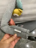 Ghế rung Baby Bjorn vải 3D màu xám nhạt kèm thanh đồ chơi (còn box) - Ảnh 11