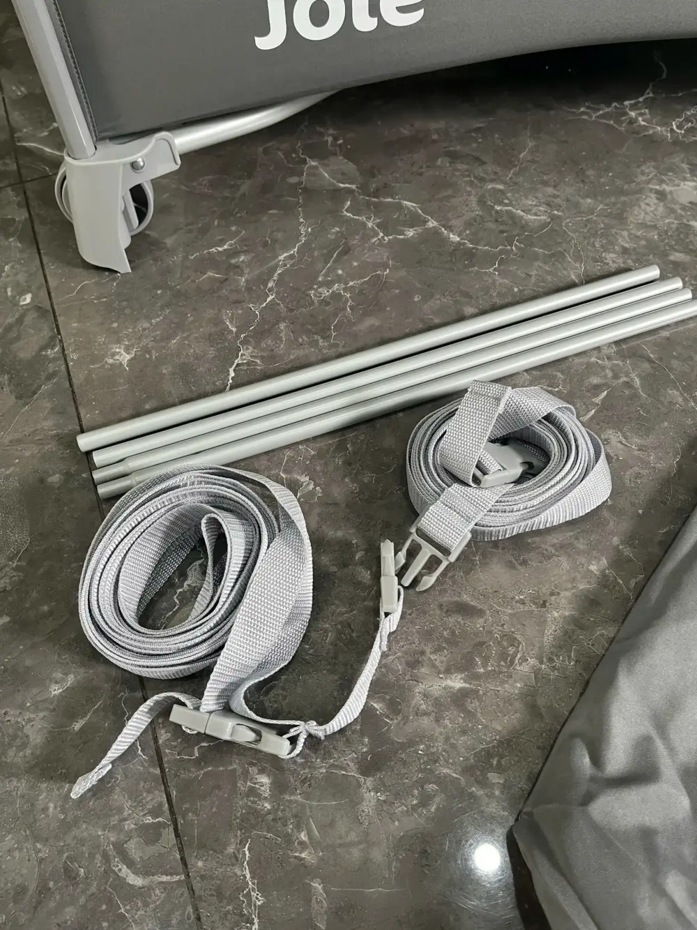 Giường cũi trẻ em Joie Kubbie Sleep Foggy Gray (tặng kèm thanh đồ chơi treo cũi) - Ảnh 17