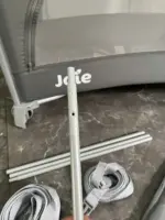 Giường cũi trẻ em Joie Kubbie Sleep Foggy Gray (tặng kèm thanh đồ chơi treo cũi) - Ảnh 19