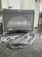 Giường cũi trẻ em Joie Kubbie Sleep Foggy Gray (tặng kèm thanh đồ chơi treo cũi) - Ảnh 23