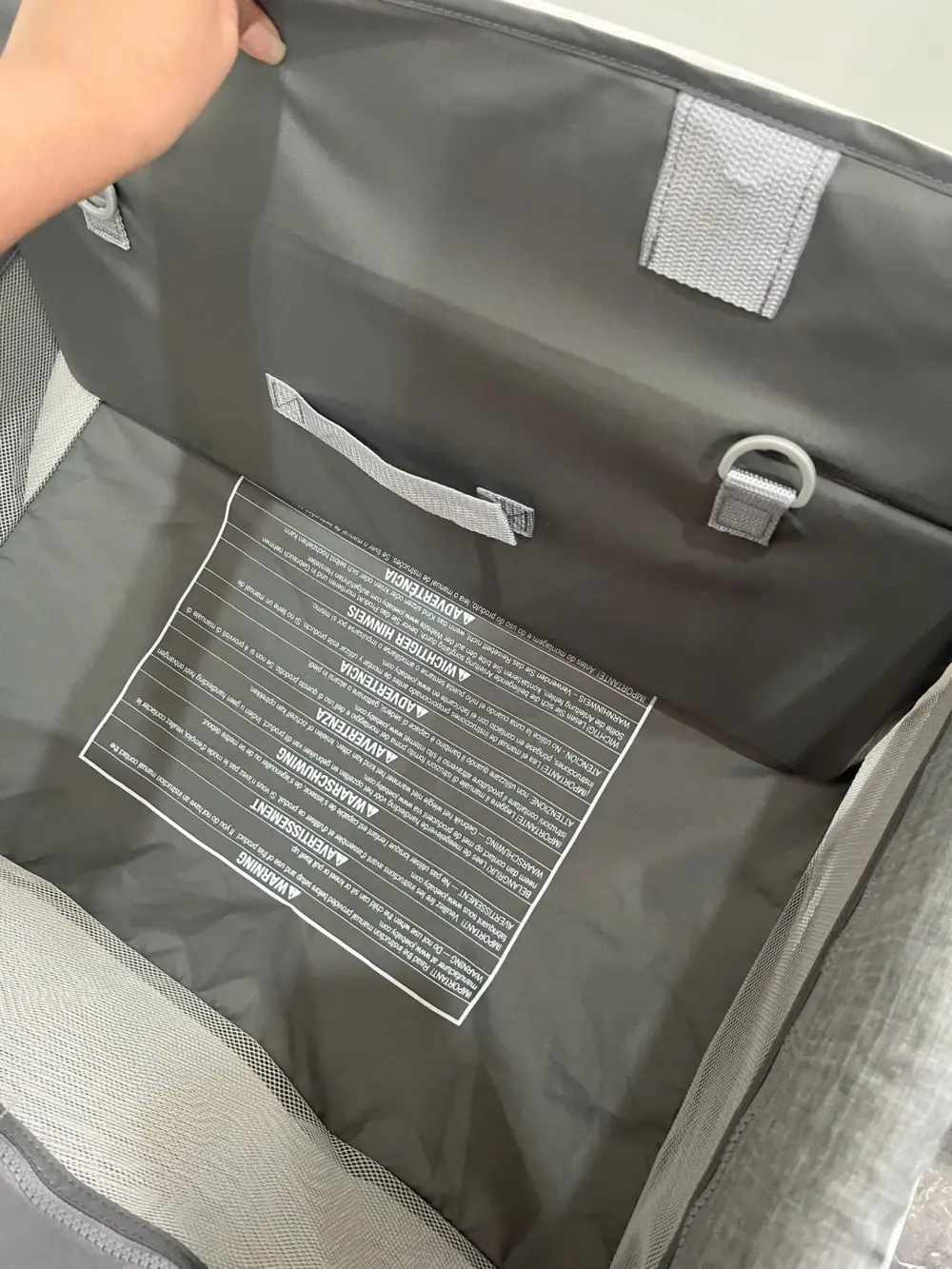 Giường cũi trẻ em Joie Kubbie Sleep Foggy Gray (tặng kèm thanh đồ chơi treo cũi) - Ảnh 5