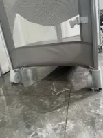 Giường cũi trẻ em Joie Kubbie Sleep Foggy Gray (tặng kèm thanh đồ chơi treo cũi) - Ảnh 6