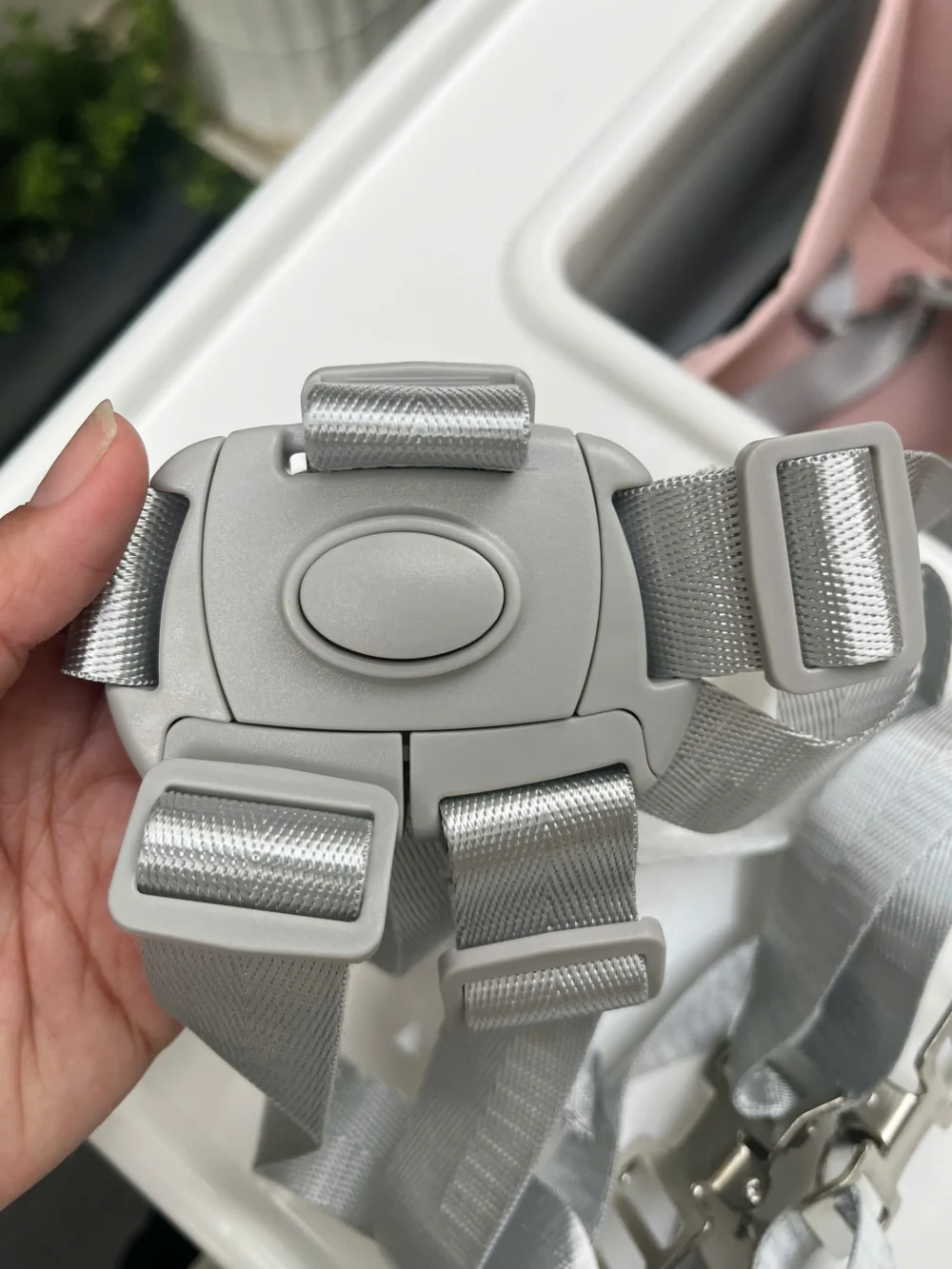 Ghế ăn dặm Babyhop kèm thanh gác chân & đệm, nâng hạ 2 nấc - Ảnh 18