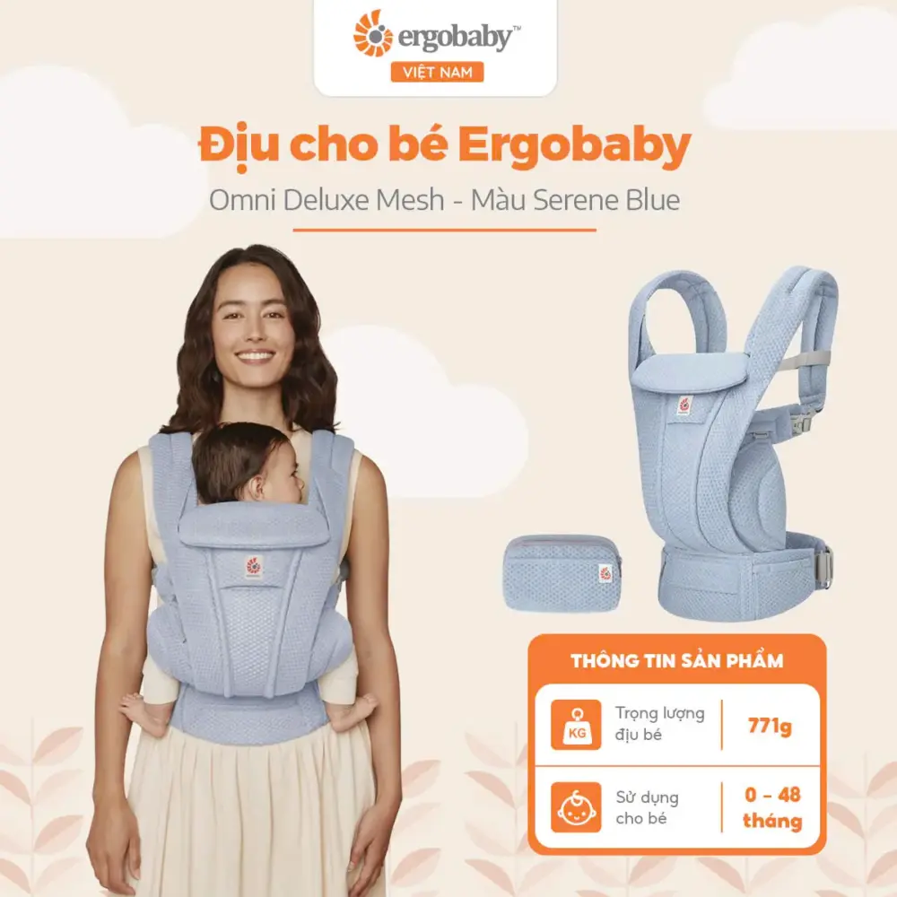 Địu Ergobaby Omni Deluxe (còn box) - Ảnh 13