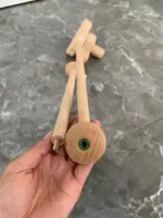 Kệ chữ A (kèm đồ chơi vận động) & giá treo cũi bằng gỗ Bon store 0-2 tuổi - Ảnh 7