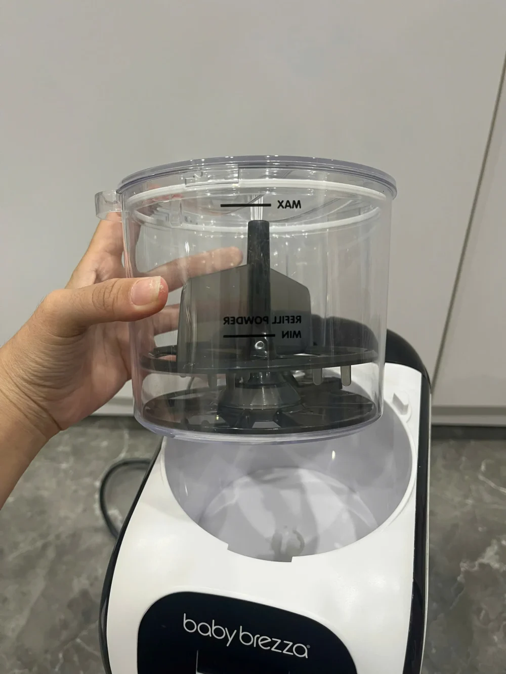 Máy pha sữa Baby Brezza Formula Pro Mini màu trắng - Ảnh 8