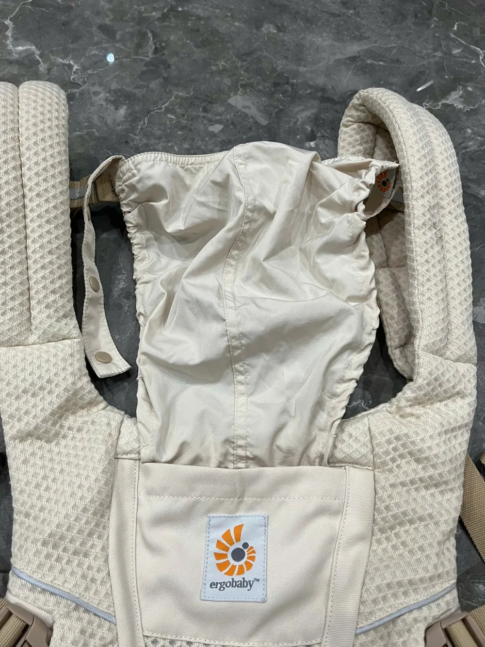 Địu Ergo baby Alta Hip Seat màu kem (kèm box) - Ảnh 3