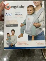 Địu Ergo baby Alta Hip Seat màu kem (kèm box) - Ảnh 20