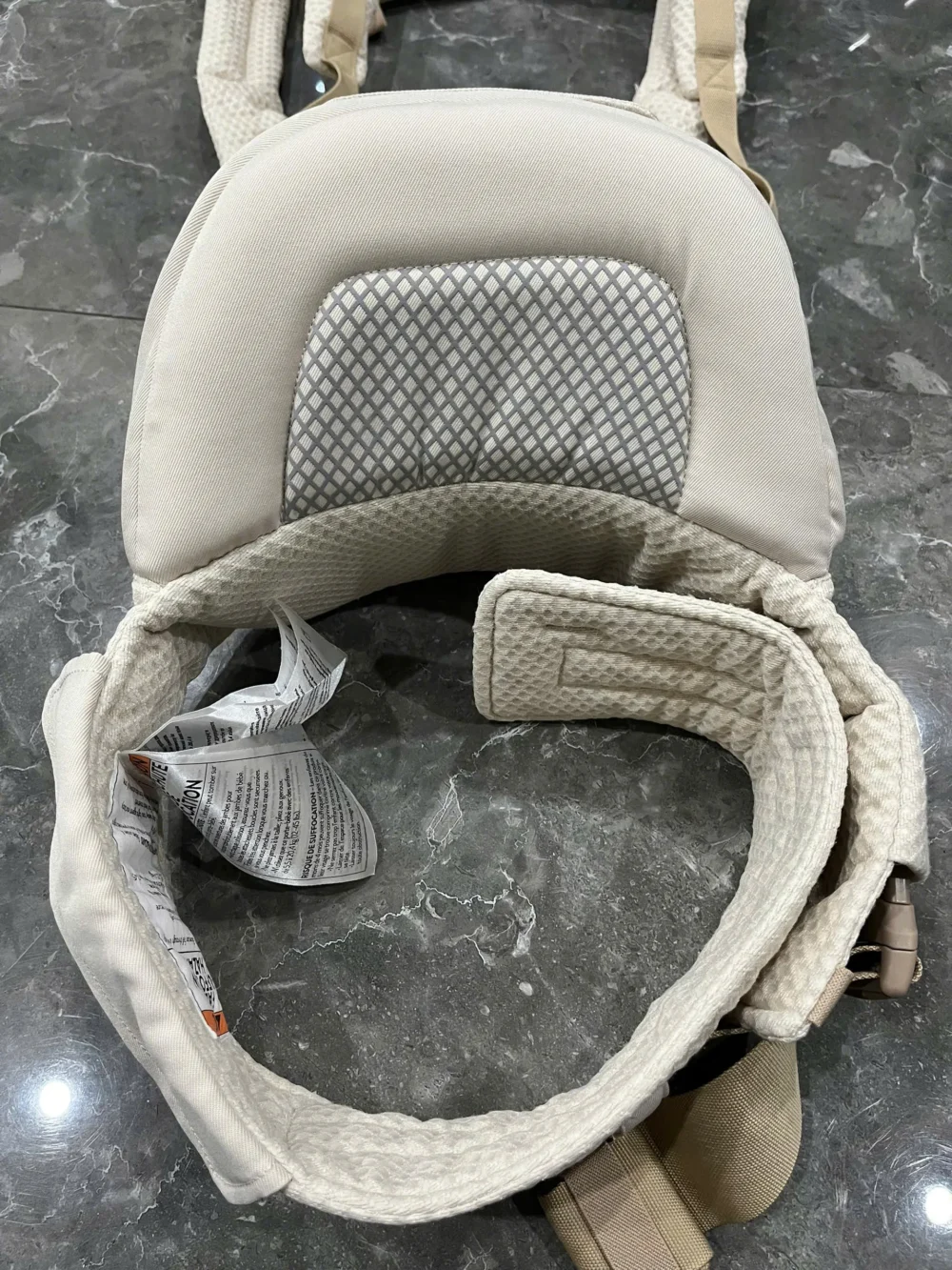 Địu Ergo baby Alta Hip Seat màu kem (kèm box) - Ảnh 6