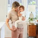 Địu Ergo baby Alta Hip Seat màu kem (kèm box) - Ảnh 23