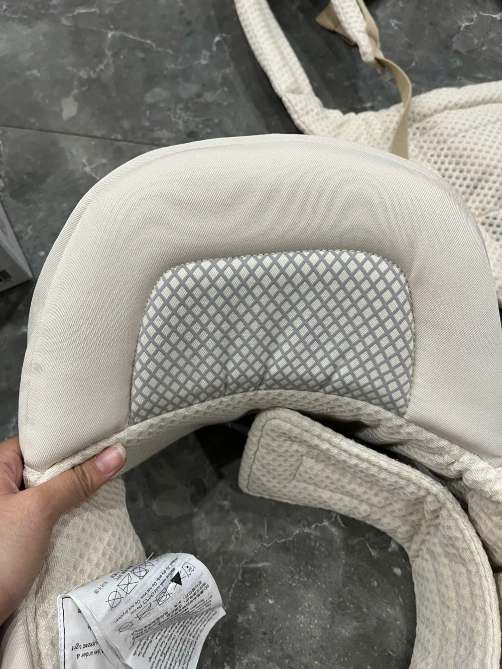 Địu Ergo baby Alta Hip Seat màu kem (kèm box) - Ảnh 8