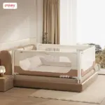 Thanh chắn giường Pakey Premium gấp gọn, tháo lắp tiện lợi KT 1m6x2m (tổng 3 mặt) - Ảnh 18