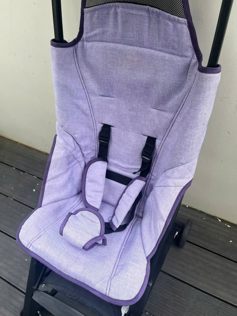 Xe đẩy gấp gọn GB Pockit Air All Terrain màu tím (kèm balo đựng xe) - Ảnh 12