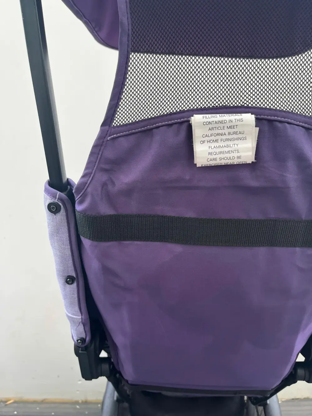 Xe đẩy gấp gọn GB Pockit Air All Terrain màu tím (kèm balo đựng xe) - Ảnh 5