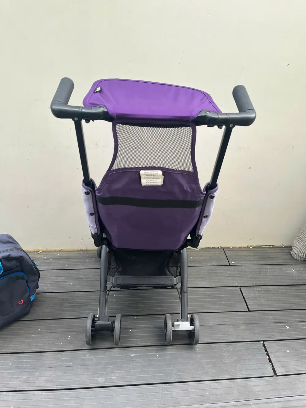 Xe đẩy gấp gọn GB Pockit Air All Terrain màu tím (kèm balo đựng xe) - Ảnh 6